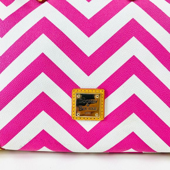 Dooney & Bourke Chevron' Convertible Satchel - Picture 2 of 11